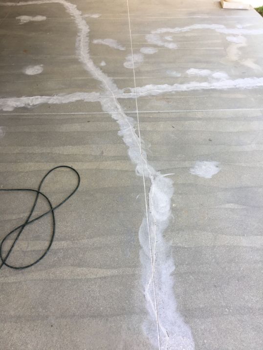 Crack repair and joint cutting
